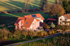 Vue aérienne de Oberdorfstr à Oberhausen dans le département Rhénanie-Palatinat, Allemagne
