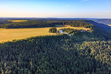 Vue aérienne de Site de vol à voile de Klippeneck - Association des groupes de vol à voile de Klippeneck à Denkingen dans le département Bade-Wurtemberg, Allemagne