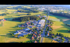 Vue aérienne de Herzog GmbH à le quartier Brambach in Schramberg dans le département Bade-Wurtemberg, Allemagne