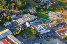 Vue aérienne de Pelzer Holding GmbH à Niedereschach dans le département Bade-Wurtemberg, Allemagne