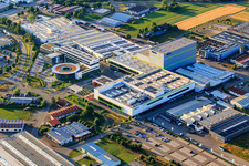 Vue aérienne de Parc industriel Heinrich-Blickle-Straße avec chefbeschlag GmbH, le groupe MAFU et Blickle Räder+Rollen GmbH u. Cie KG à Rosenfeld dans le département Bade-Wurtemberg, Allemagne