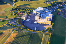 Vue aérienne de Sicht-pack Hagner GmbH à le quartier Hallwangen in Dornstetten dans le département Bade-Wurtemberg, Allemagne