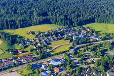 Vue aérienne de Winterbergstrasse à le quartier Saint Georgen im Schwarzwald in St. Georgen im Schwarzwald dans le département Bade-Wurtemberg, Allemagne