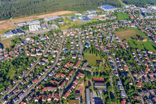 Photographie aérienne de Vue de la ville depuis l'est à Mönchweiler dans le département Bade-Wurtemberg, Allemagne