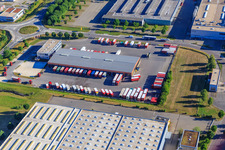 Vue aérienne de Emons Spedition GmbH & Co. KG à le quartier Weilersbach in Villingen-Schwenningen dans le département Bade-Wurtemberg, Allemagne