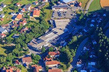 Vue aérienne de Autowelt Schuler GmbH à le quartier Horgen in Zimmern ob Rottweil dans le département Bade-Wurtemberg, Allemagne