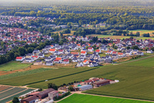 Vue aérienne de NBF K2 depuis le nord-ouest à Kandel dans le département Rhénanie-Palatinat, Allemagne