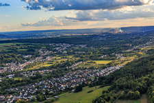 Vue aérienne de Du nord-est à le quartier Körprich in Nalbach dans le département Sarre, Allemagne