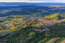 Vue aérienne de Du sud-ouest à le quartier Düppenweiler in Beckingen dans le département Sarre, Allemagne
