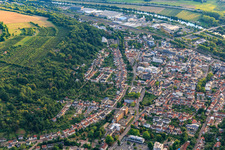 Vue aérienne de Rue Von Boch à Merzig dans le département Sarre, Allemagne