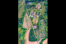 Vue oblique de Jardin des Sens à Merzig dans le département Sarre, Allemagne
