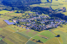 Vue aérienne de Du sud-ouest à Züsch dans le département Rhénanie-Palatinat, Allemagne