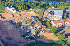 Vue aérienne de Landschaftsagentur Plus dans l'ancienne mine de Rag Deutsche Steinkohle Ag à Ensdorf dans le département Sarre, Allemagne