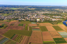 Vue aérienne de De l'est à Saarlouis dans le département Sarre, Allemagne