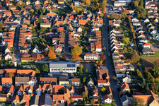 Vue aérienne de Gymnase TV-Steinweiler à Steinweiler dans le département Rhénanie-Palatinat, Allemagne