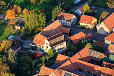 Vue aérienne de Main x Old Klinbach à Steinweiler dans le département Rhénanie-Palatinat, Allemagne