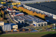 Vue oblique de Atelier du Palatinat du Sud à Offenbach an der Queich dans le département Rhénanie-Palatinat, Allemagne