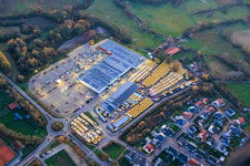 Vue aérienne de Centre Südpfalz en soirée à Rohrbach dans le département Rhénanie-Palatinat, Allemagne