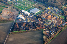 Vue aérienne de Centre de recyclage Mutterstadt/Limburgerhof à Mutterstadt dans le département Rhénanie-Palatinat, Allemagne