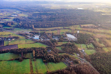 Vue aérienne de Plopsaland Allemagne à Haßloch dans le département Rhénanie-Palatinat, Allemagne