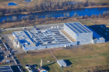 Vue oblique de MEG Wörth am Rhein GmbH à Wörth am Rhein dans le département Rhénanie-Palatinat, Allemagne