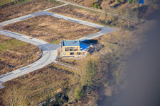 Vue aérienne de Nouvelle zone de développement entre Michelsbach et Fischmal à Leimersheim dans le département Rhénanie-Palatinat, Allemagne