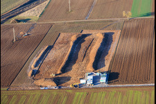 Vue aérienne de Travaux de terrassement à Rohrbach dans le département Rhénanie-Palatinat, Allemagne