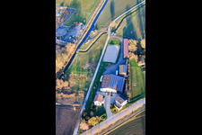 Vue oblique de Erlenhof Neupotz à Neupotz dans le département Rhénanie-Palatinat, Allemagne