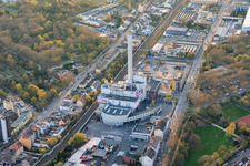 Industriestr avec GML – Gemeinschafts-Müllheizkraftwerk Ludwigshafen GmbH à le quartier Hemshof in Ludwigshafen am Rhein dans le département Rhénanie-Palatinat, Allemagne