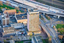Immeuble de grande hauteur Excelsior Hotel Ludwigshafen à le quartier Mitte in Ludwigshafen am Rhein dans le département Rhénanie-Palatinat, Allemagne