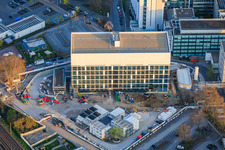 Le nouveau bâtiment de recherche et développement d'AbbVie Allemagne, « LUnA », situé à Knollstr. à le quartier Süd in Ludwigshafen am Rhein dans le département Rhénanie-Palatinat, Allemagne