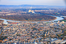 Du nord-ouest à le quartier Mundenheim in Ludwigshafen am Rhein dans le département Rhénanie-Palatinat, Allemagne