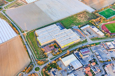 Parc industriel Sud avec Frigo-Trans GmbH Mutterstadt et RWZ-Agrartechnik Mutterstadt et à Mutterstadt dans le département Rhénanie-Palatinat, Allemagne