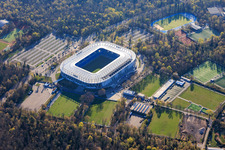 Stade de football BBBank Wildpark du Karlsruher Sport-Club Mühlburg-Phönix e. V. à le quartier Innenstadt-Ost in Karlsruhe dans le département Bade-Wurtemberg, Allemagne