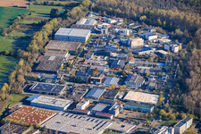 Parc industriel An der Roßweid à le quartier Grötzingen in Karlsruhe dans le département Bade-Wurtemberg, Allemagne