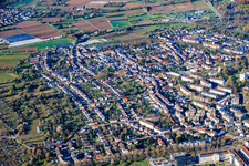 District d'Aue du nord à le quartier Durlach in Karlsruhe dans le département Bade-Wurtemberg, Allemagne
