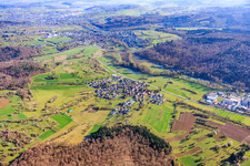 Du sud-ouest à le quartier Dietenhausen in Keltern dans le département Bade-Wurtemberg, Allemagne