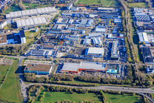 Parc industriel An der Tagweide à le quartier Hagsfeld in Karlsruhe dans le département Bade-Wurtemberg, Allemagne