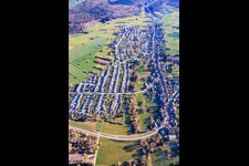 Du sud-ouest à le quartier Auerbach in Karlsbad dans le département Bade-Wurtemberg, Allemagne