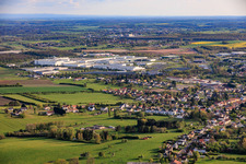 Zone industrielle Europôle, avec MAHLE Behr Hambach SAS et INEOS à Hambach dans le département Moselle, France
