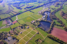 Parc culturel européen de Bliesbruck-Reinheim avec villa gallo-romaine de Reinheim à le quartier Reinheim in Gersheim dans le département Sarre, Allemagne