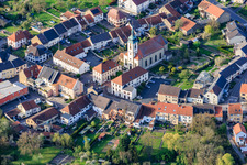 Église Saint Wendelin au Jardin St Wendelin à Diebling dans le département Moselle, France