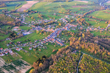 De l'ouest à Siltzheim dans le département Bas Rhin, France