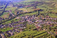 Du nord-est à le quartier Reinheim in Gersheim dans le département Sarre, Allemagne