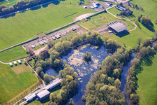 Réserve naturelle du musée romain Bliesbruck à Bliesbruck dans le département Moselle, France