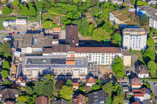 Chantier de construction pour l'agrandissement de la clinique Asklepios Südpfalz Kandel à Kandel dans le département Rhénanie-Palatinat, Allemagne