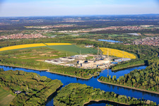 Centrale nucléaire déclassée d'EnBW Kernkraft GmbH (EnKK), Philippsburg à Philippsburg dans le département Bade-Wurtemberg, Allemagne