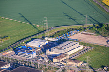 Hall pour le stockage des conteneurs Castor de la BGZ Gesellschaft für Zwischenlagerung mbH, emplacement Philippsburg à Philippsburg dans le département Bade-Wurtemberg, Allemagne