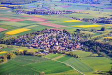 Du nord-ouest à le quartier Rügheim in Hofheim in Unterfranken dans le département Bavière, Allemagne
