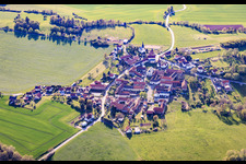 De l'ouest à Gertewitz dans le département Thuringe, Allemagne